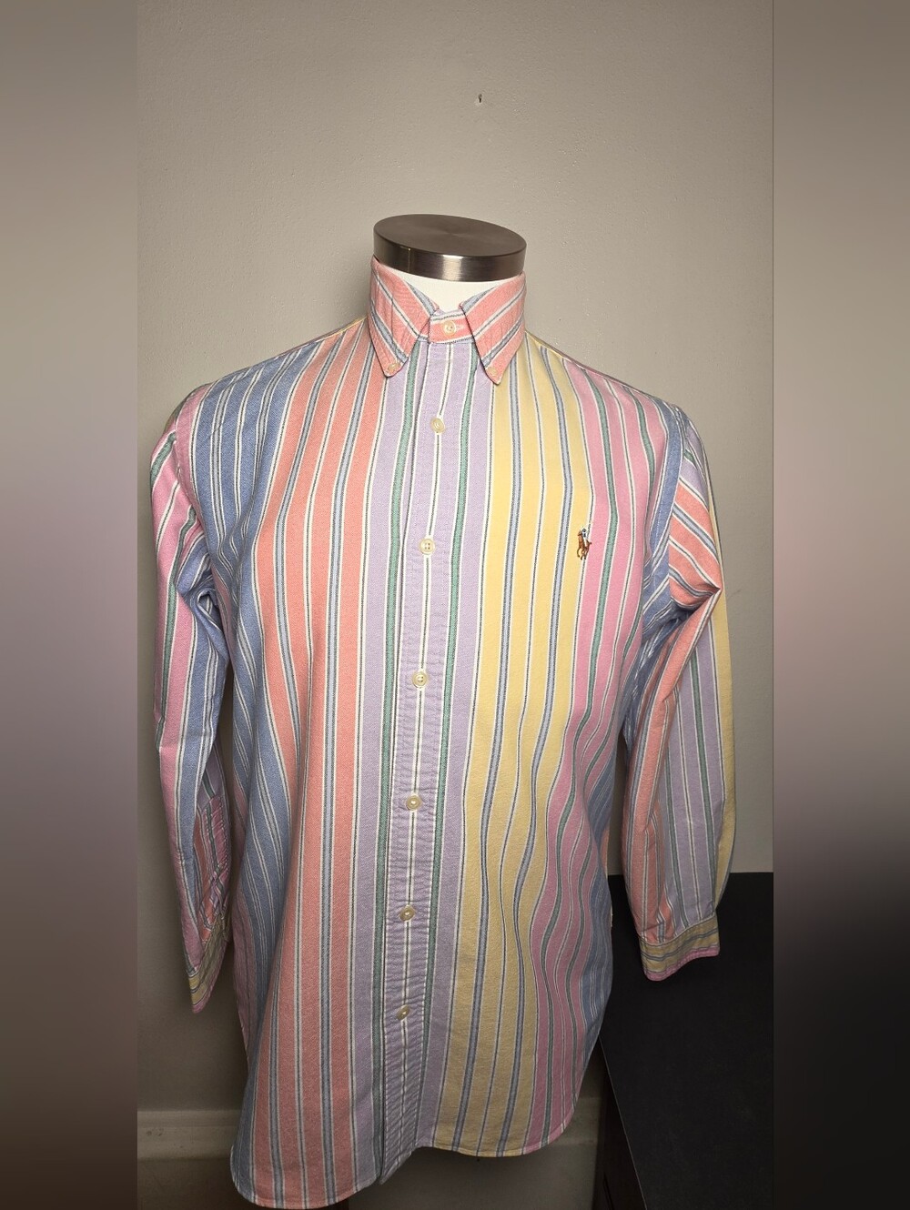 Polo by Ralph Lauren Multi-Stripe Button-Down Shirt - Pastel